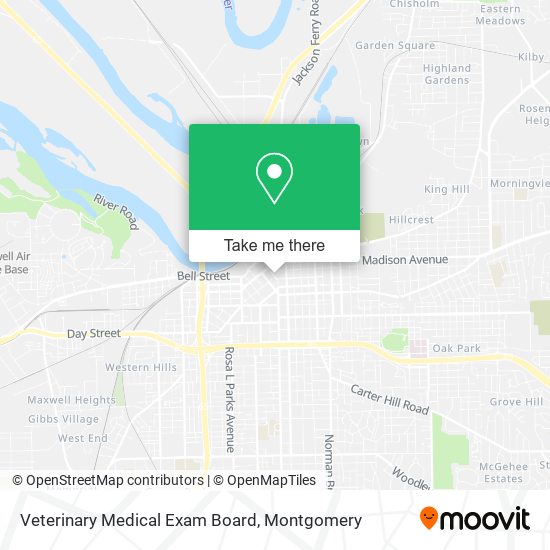 Veterinary Medical Exam Board map