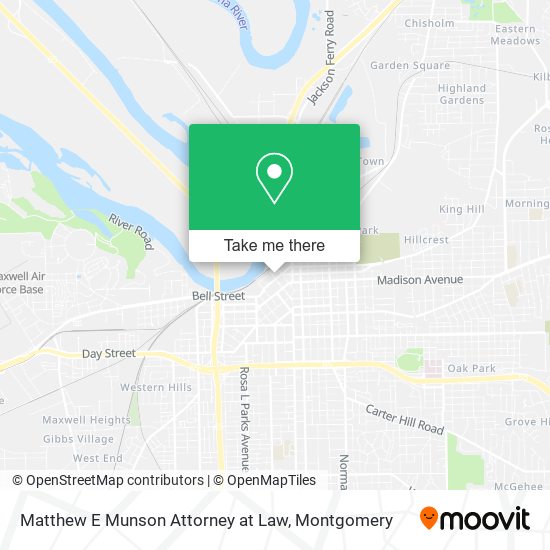 Mapa de Matthew E Munson Attorney at Law
