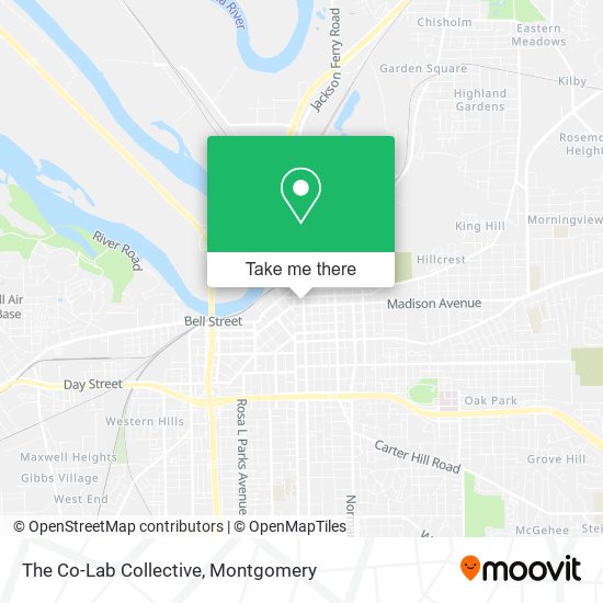 The Co-Lab Collective map