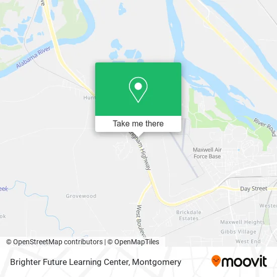 Brighter Future Learning Center map