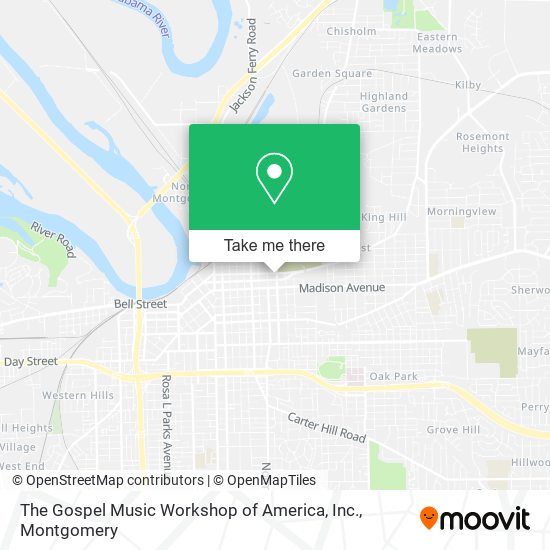 The Gospel Music Workshop of America, Inc. map