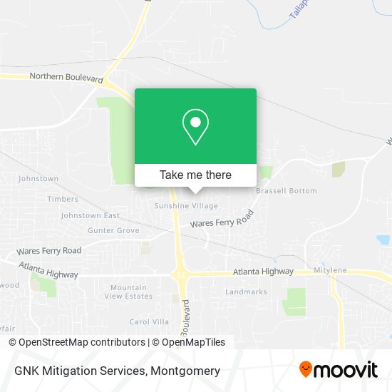 GNK Mitigation Services map