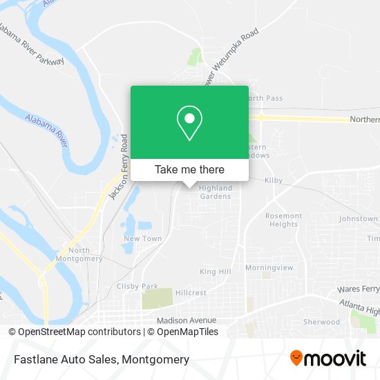 Fastlane Auto Sales map