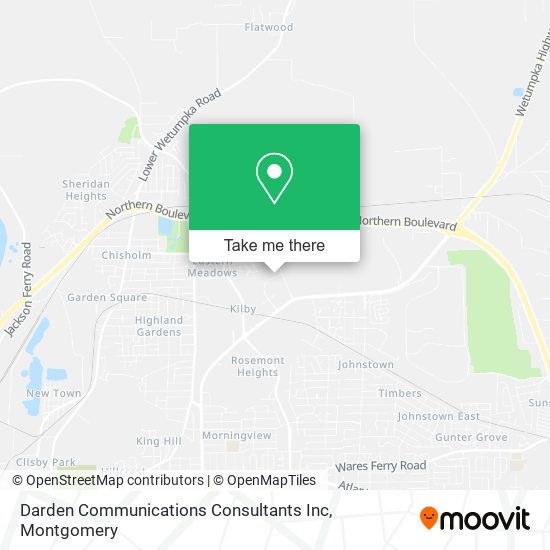 Mapa de Darden Communications Consultants Inc