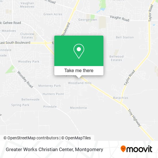 Greater Works Christian Center map