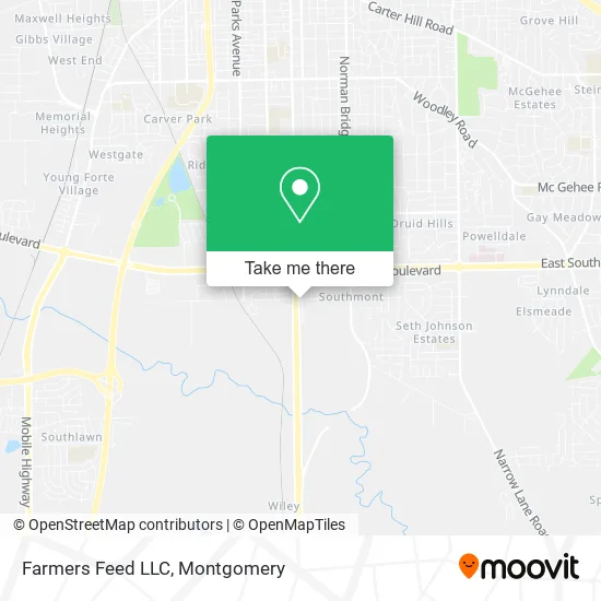 Mapa de Farmers Feed LLC