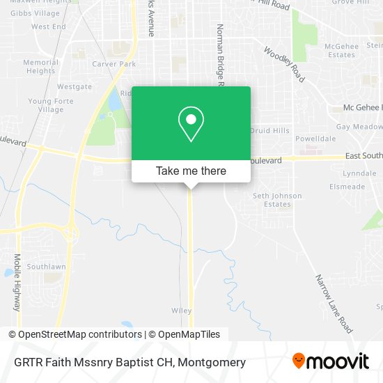 Mapa de GRTR Faith Mssnry Baptist CH