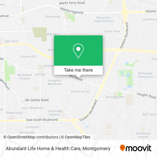 Mapa de Abundant Life Home & Health Care