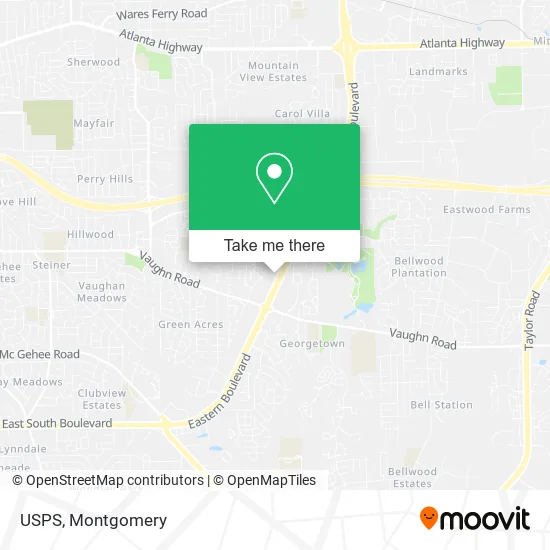 USPS map