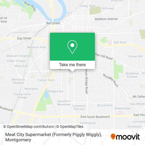 Meat City Supermarket (Formerly Piggly Wiggly) map