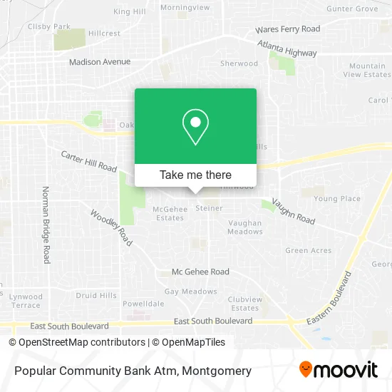Popular Community Bank Atm map