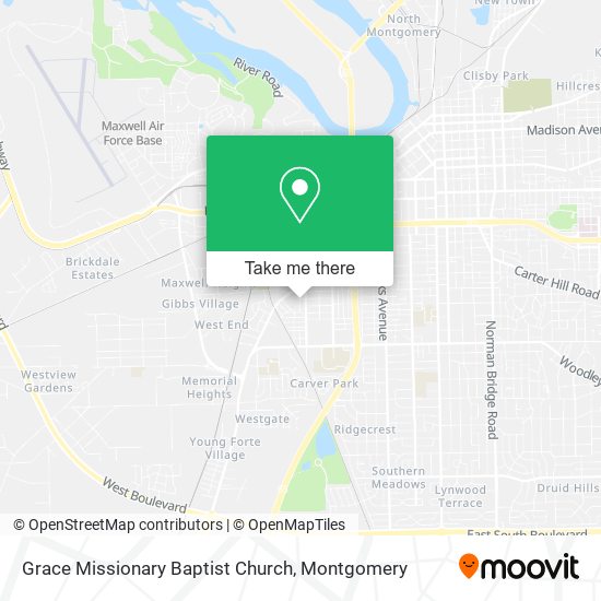 Grace Missionary Baptist Church map