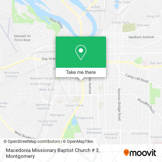 Macedonia Missionary Baptist Church # 3 map