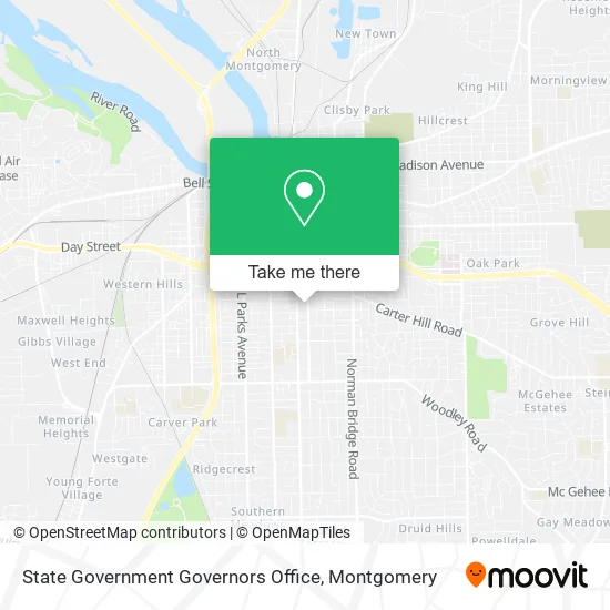 State Government Governors Office map