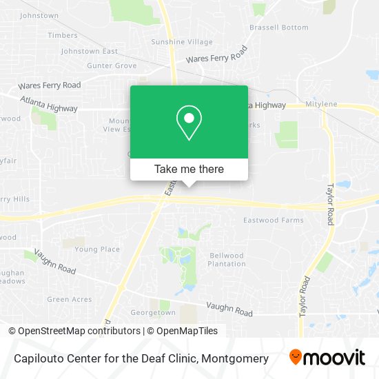 Capilouto Center for the Deaf Clinic map