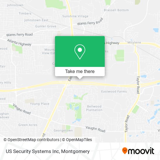 US Security Systems Inc map