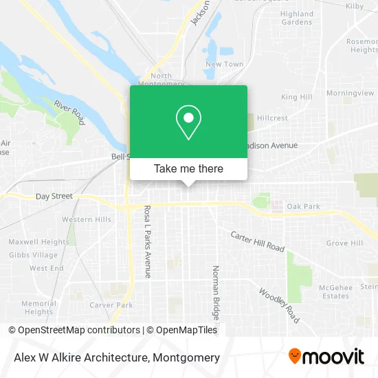 Mapa de Alex W Alkire Architecture