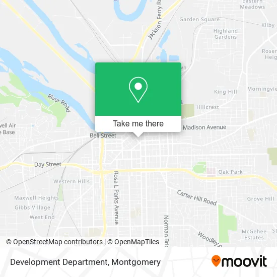 Mapa de Development Department