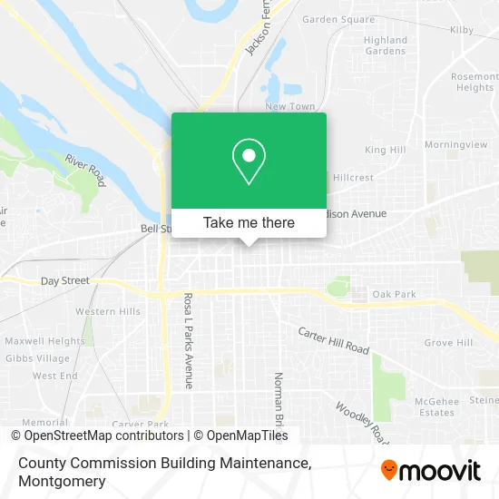 County Commission Building Maintenance map
