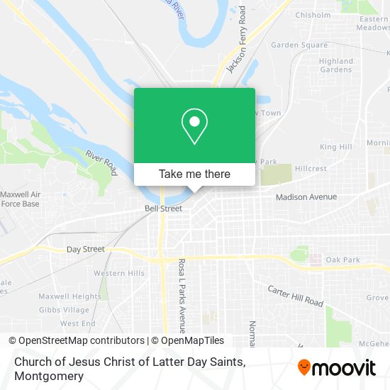 Church of Jesus Christ of Latter Day Saints map