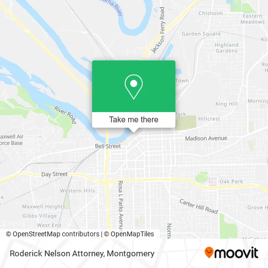 Mapa de Roderick Nelson Attorney
