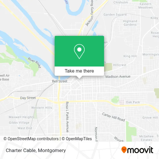 Charter Cable map