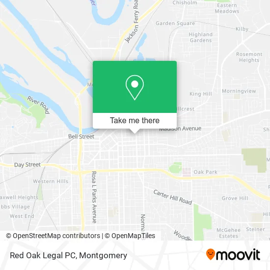 Mapa de Red Oak Legal PC
