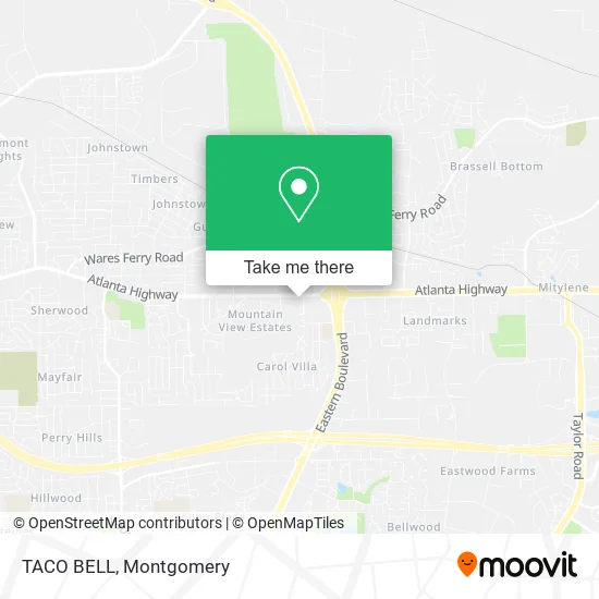 TACO BELL map