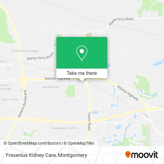 Fresenius Kidney Care map