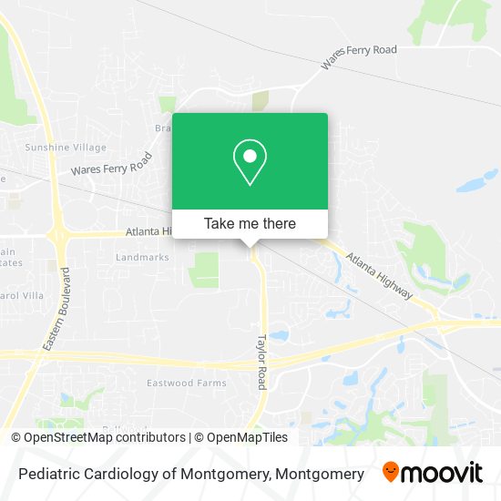 Pediatric Cardiology of Montgomery map
