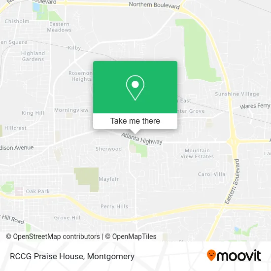 RCCG Praise House map