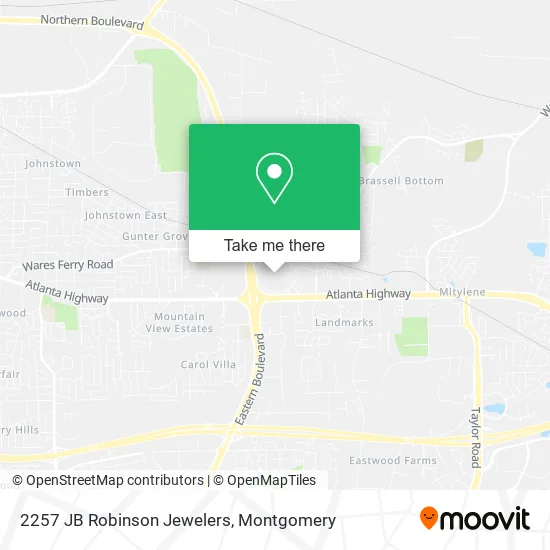 2257 JB Robinson Jewelers map