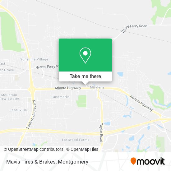Mavis Tires & Brakes map
