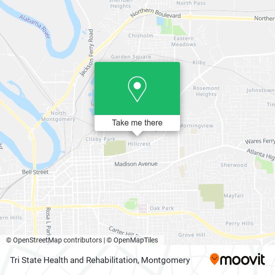 Tri State Health and Rehabilitation map