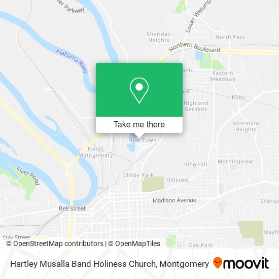 Hartley Musalla Band Holiness Church map