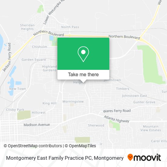 Mapa de Montgomery East Family Practice PC