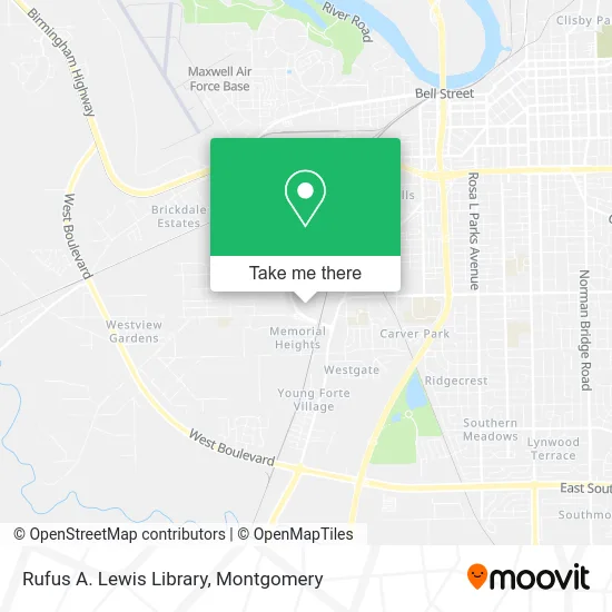 Mapa de Rufus A. Lewis Library