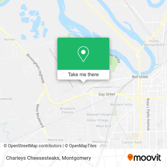 Mapa de Charleys Cheesesteaks