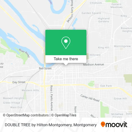 Mapa de DOUBLE TREE by Hilton-Montgomery