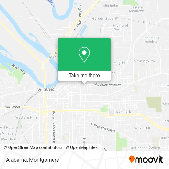 Alabama map