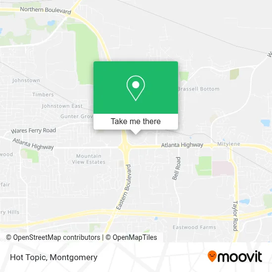 Hot Topic map