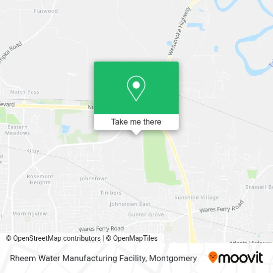 Rheem Water Manufacturing Facility map