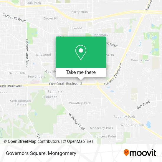 Governors Square map