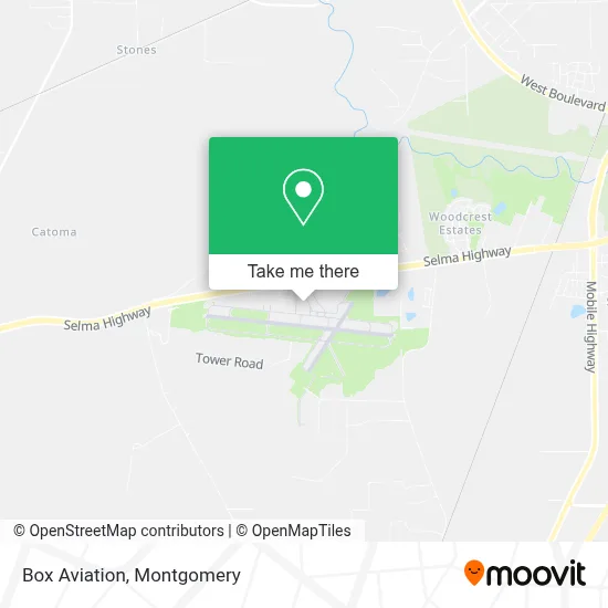 Box Aviation map