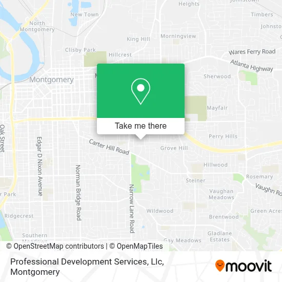 Professional Development Services, Llc map
