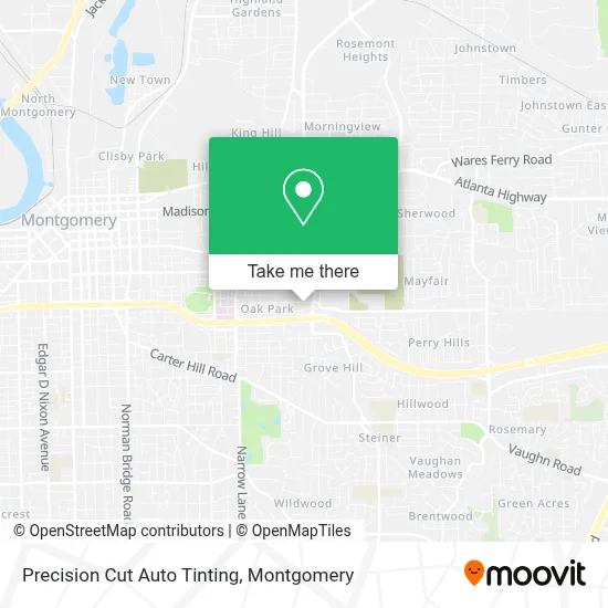 Precision Cut Auto Tinting map