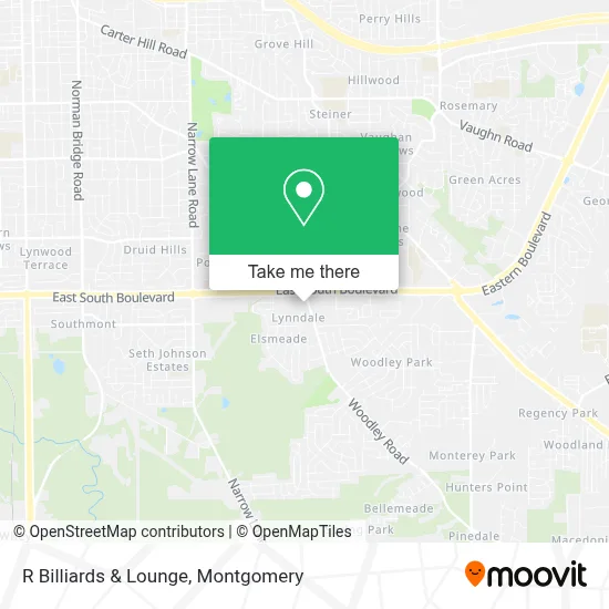 R Billiards & Lounge map