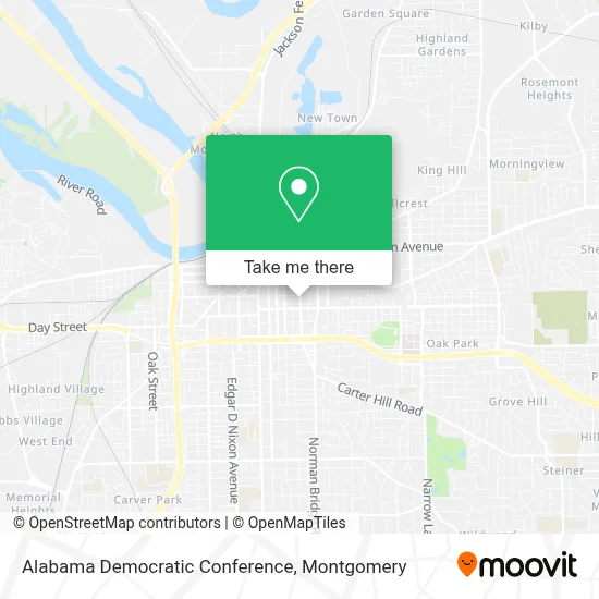 Alabama Democratic Conference map