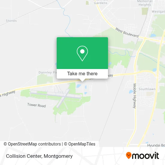Collision Center map