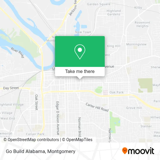 Go Build Alabama map